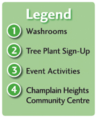 Earth Day Vancouver 2015 Legend